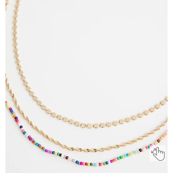 Torrid Multicolored Beaded Layered Necklace - Picture 2 of 5